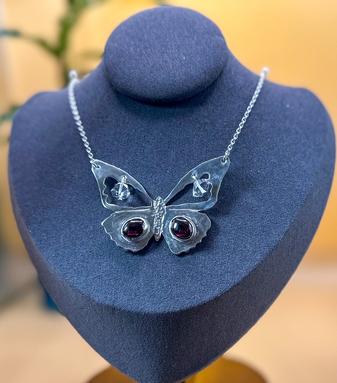 Silver Butterfly Necklace