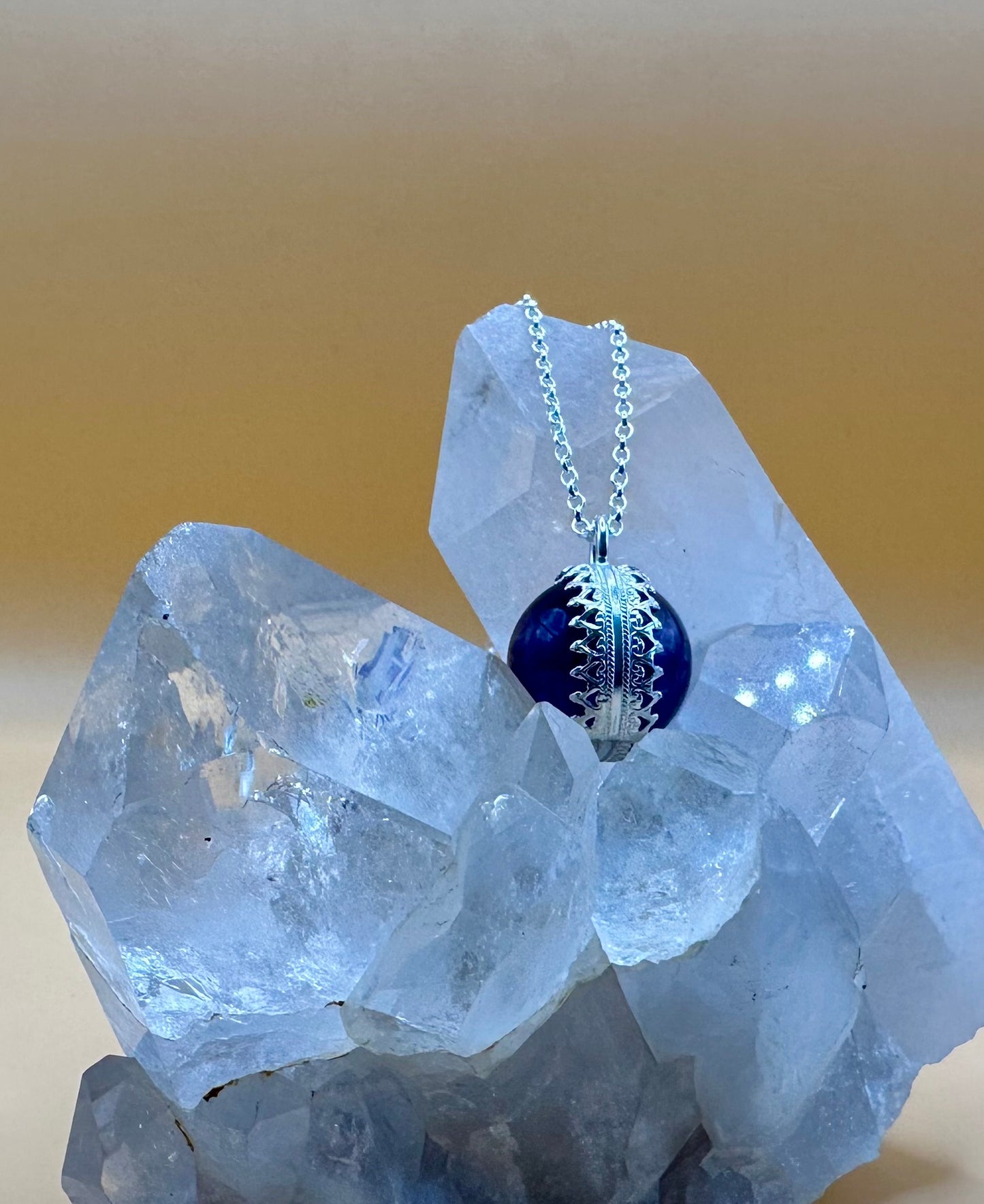 Amethyst Spinner Pendant
