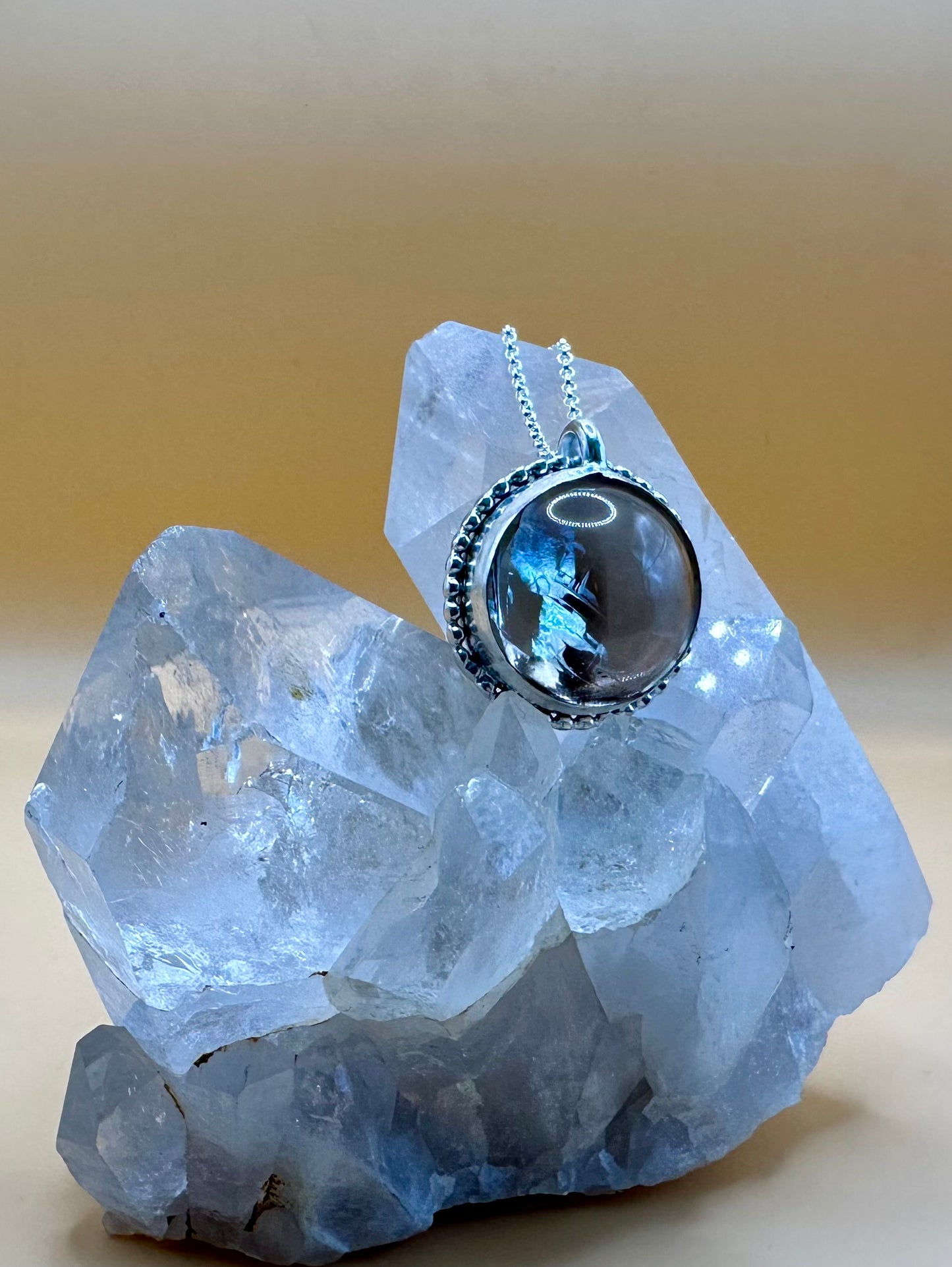 Smokey Quartz Spinner Pendant