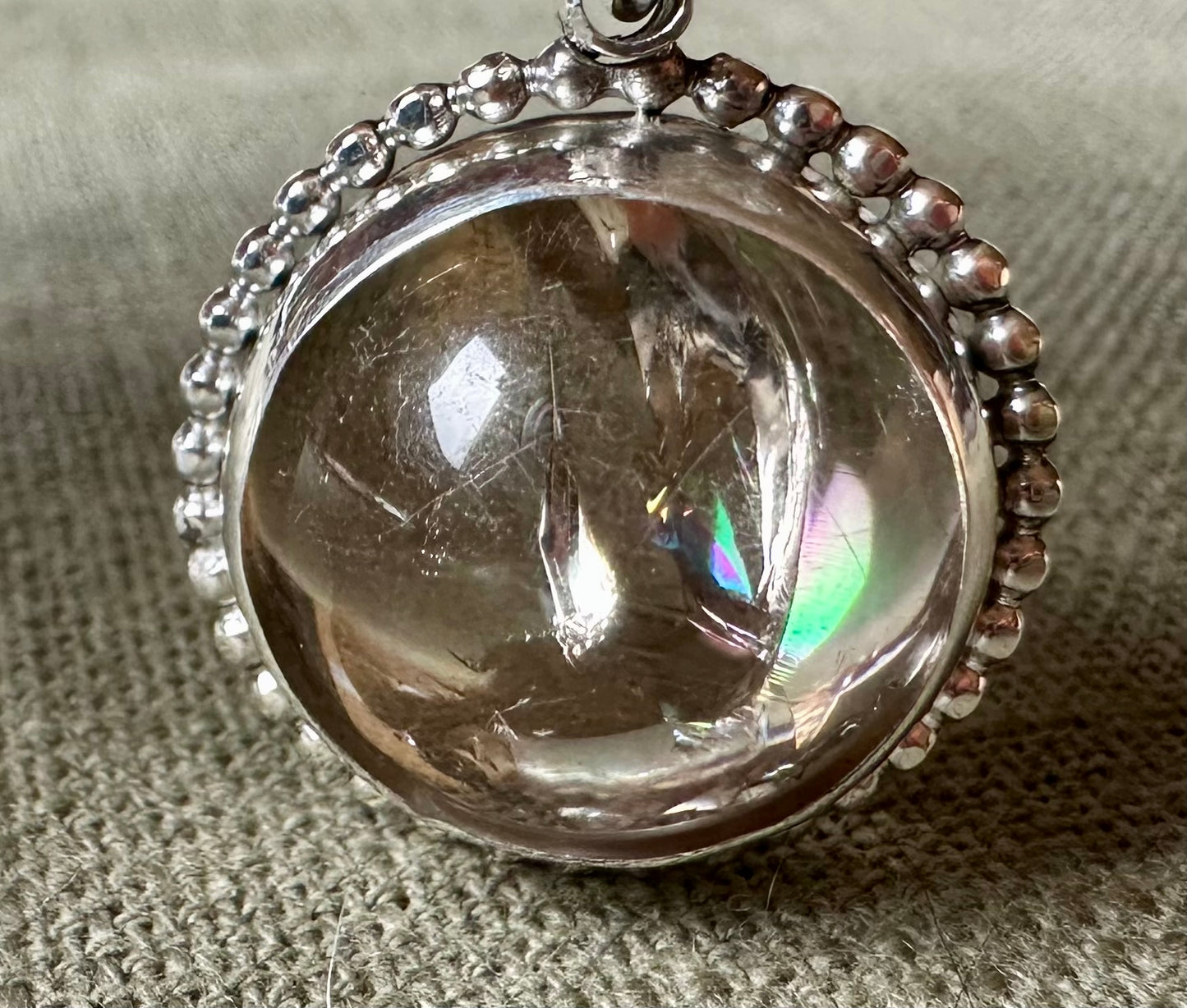 Smokey Quartz Spinner Pendant