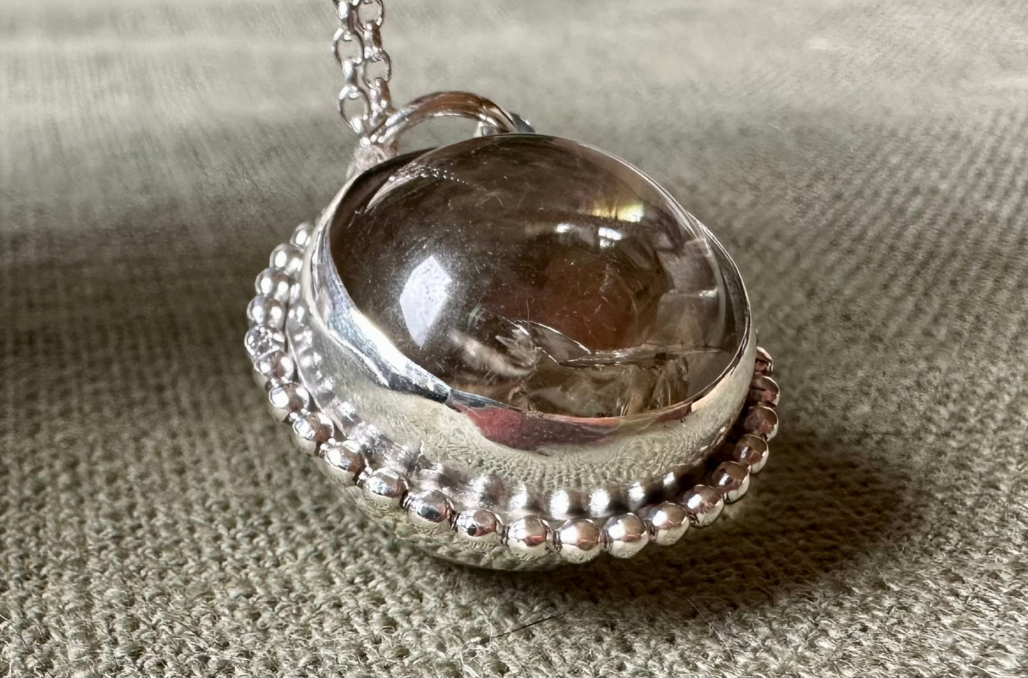 Smokey Quartz Spinner Pendant