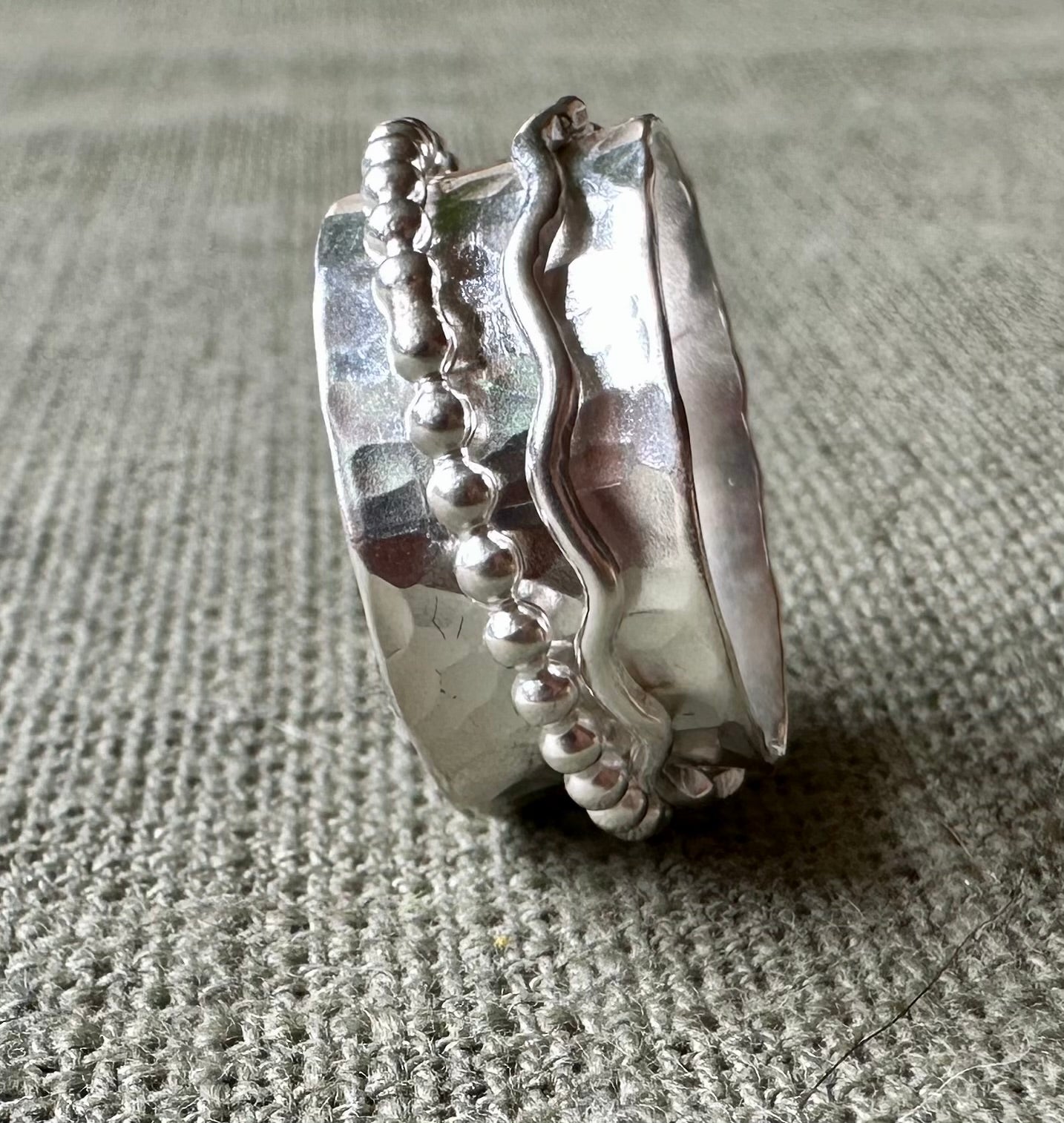 Textured Spinner Ring