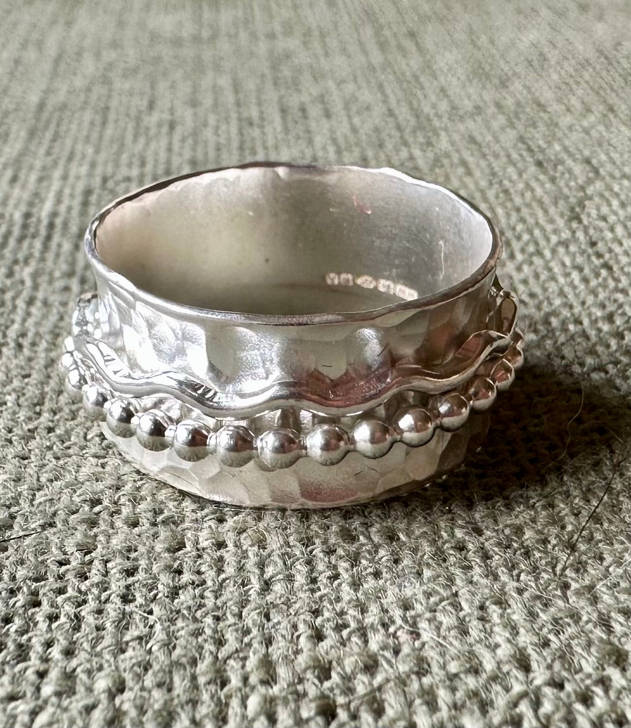 Textured Spinner Ring