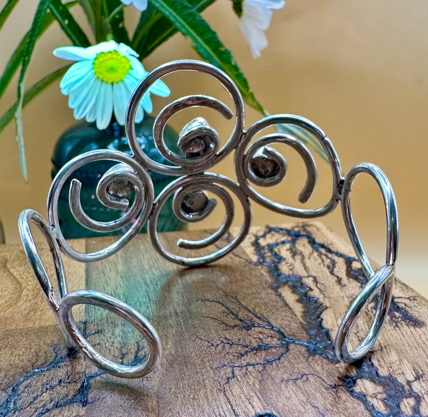 Sea Glass Wave Bangle
