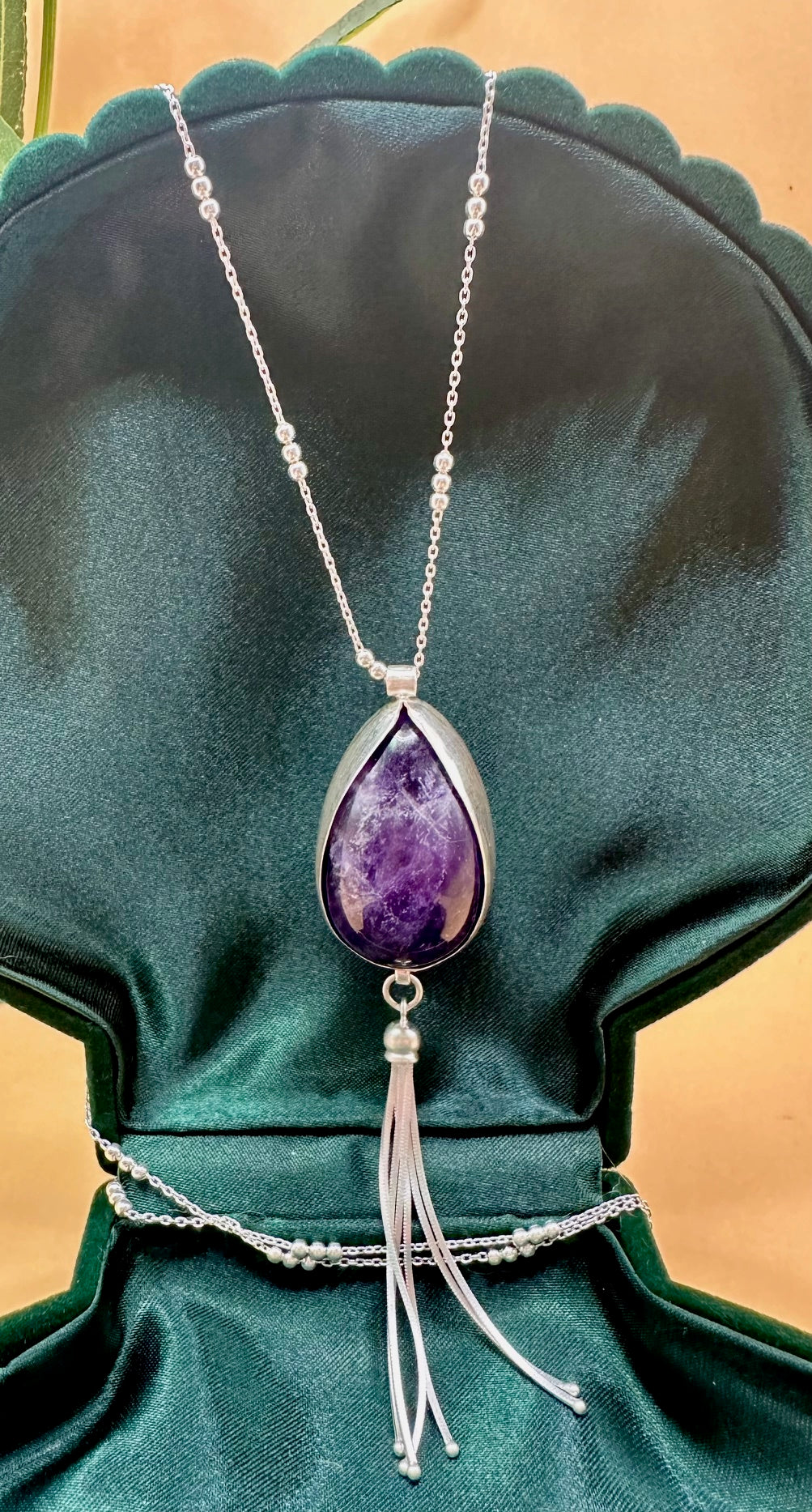 Amethyst Egg Pendant