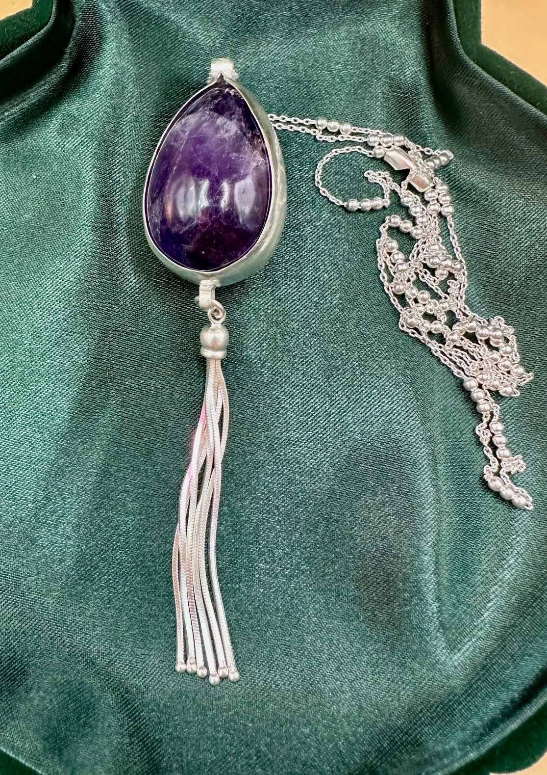 Amethyst Egg Pendant