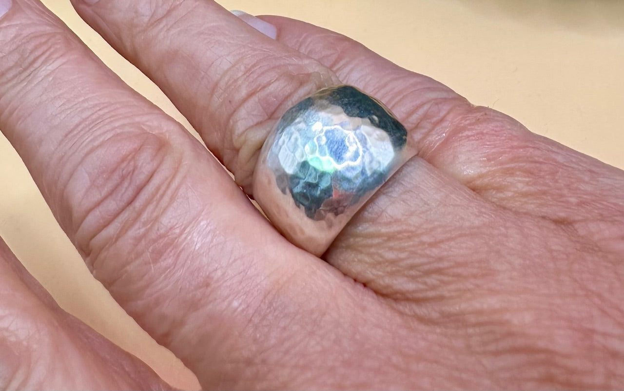 Silver Domed Ring