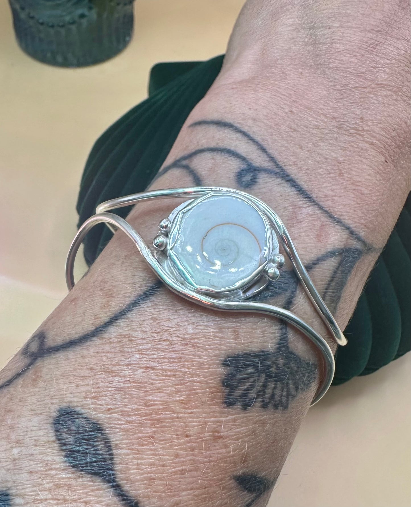 Shiva Eye Shell Bangle