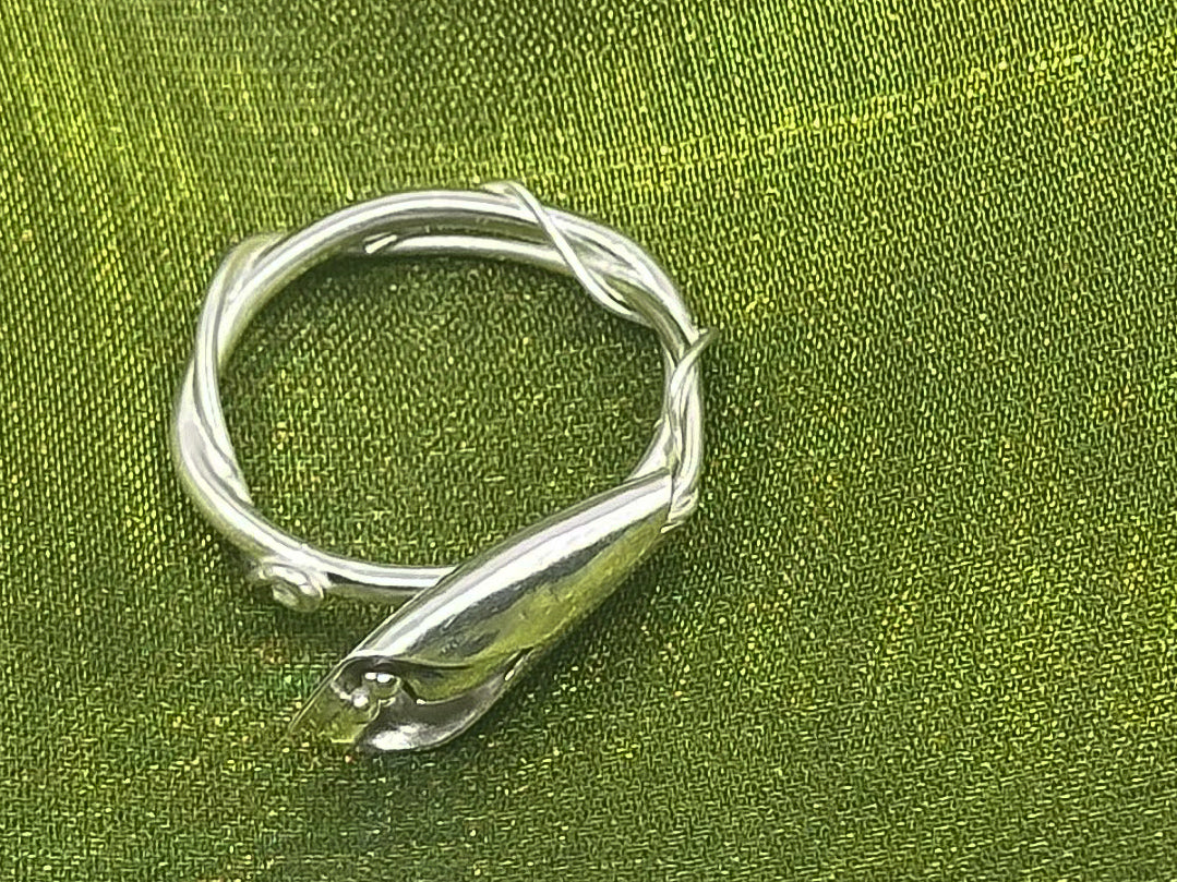Silver Lily Ring