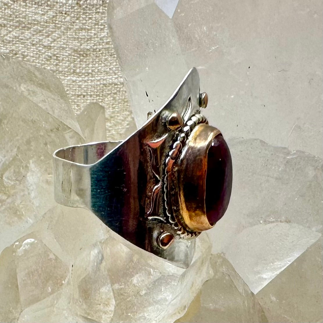 Ruby Bohemian Ring