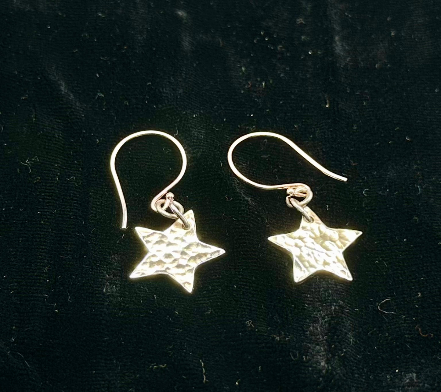 Rose Gold Plated Star Earrings