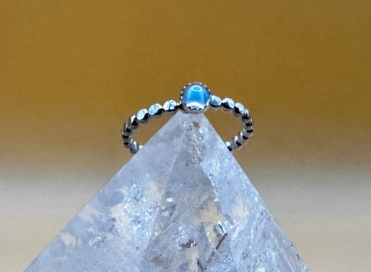 Beaded Moonstone Ring S1/2