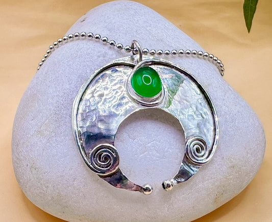 Celtic Moon Pendant