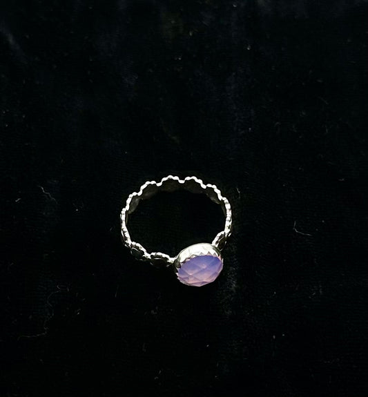 Daisy Lavender Quartz Ring