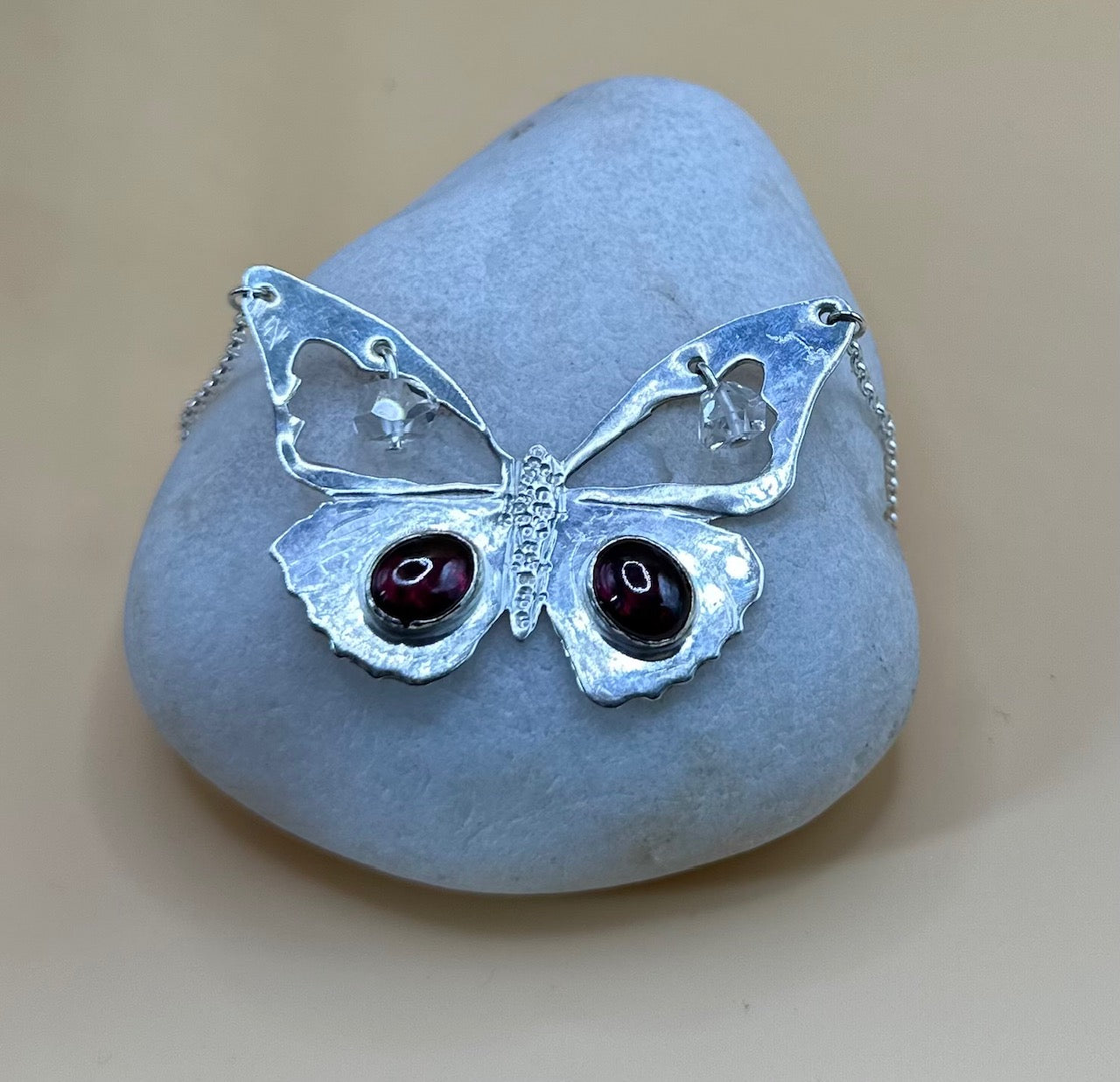 Silver Butterfly Necklace