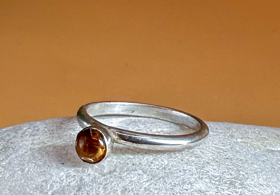 Citrine Fairy Gem Ring