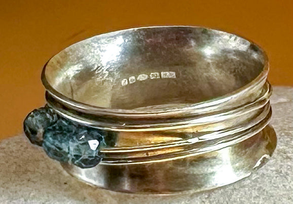 London Blue Topaz Spinner Ring