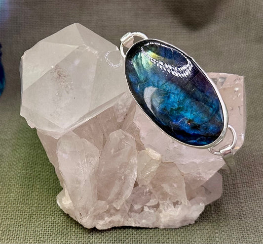 Labradorite bangle