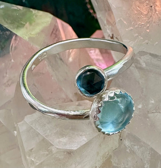 Double gem rings