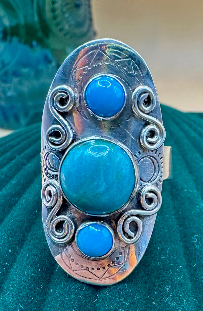 Bohemian Turquoise ring