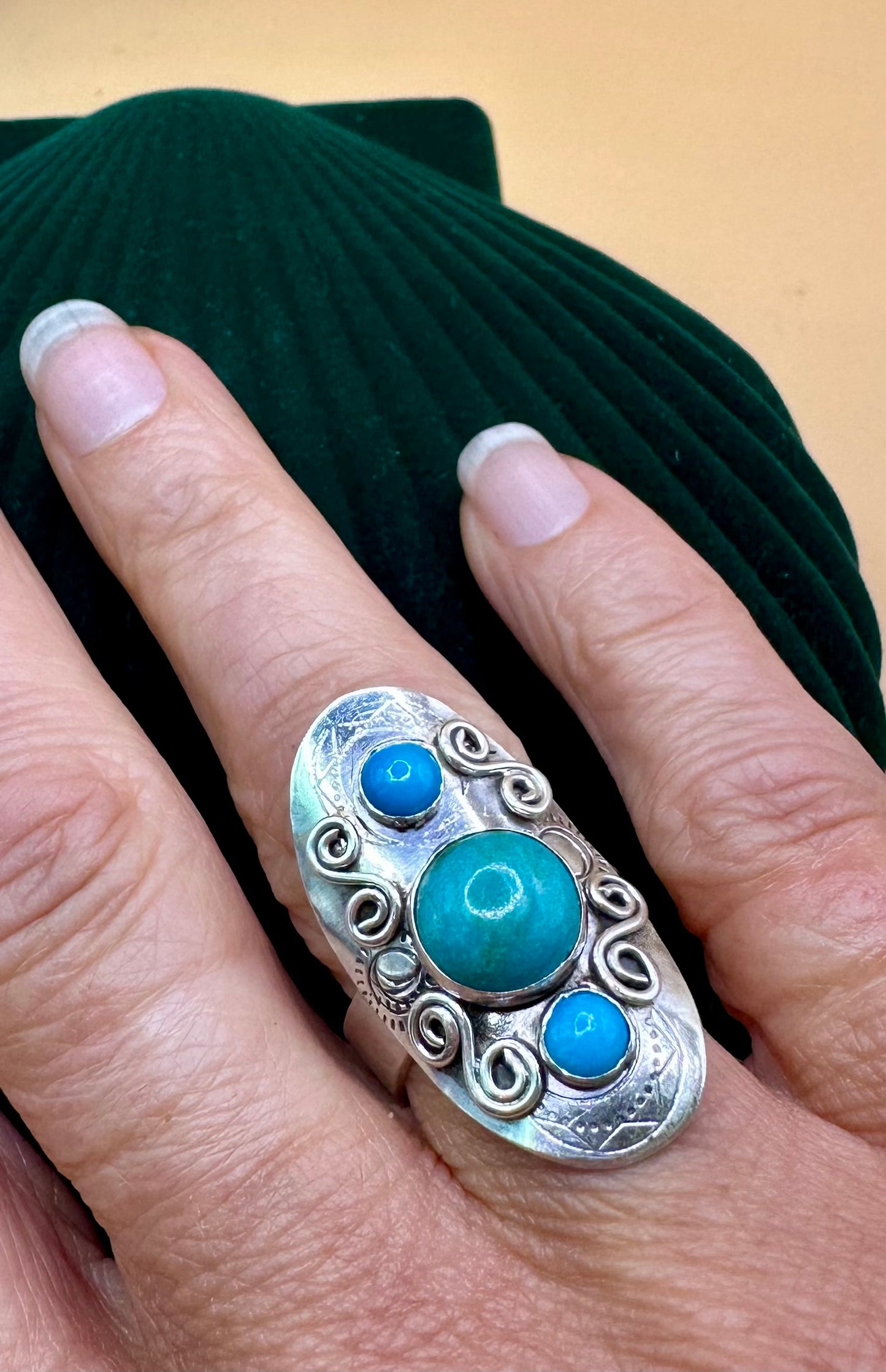 Bohemian Turquoise ring