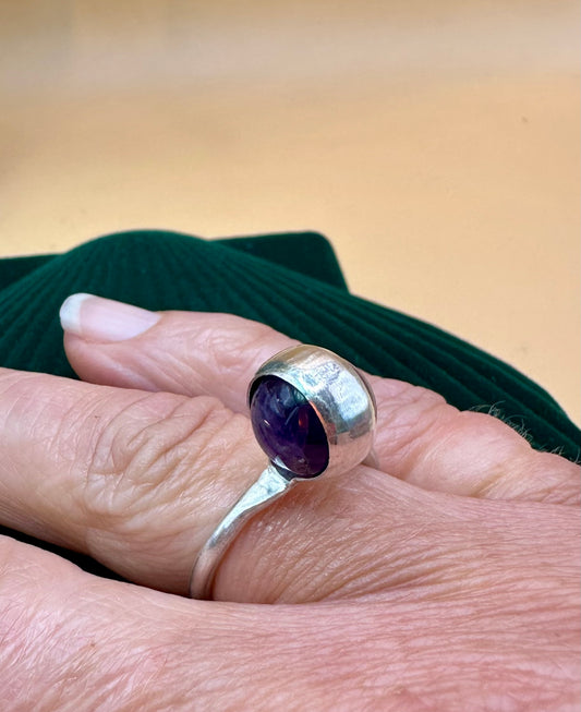 Amethyst Fidget Ring