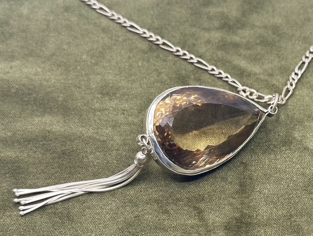 Smokey Quartz Statement Necklace