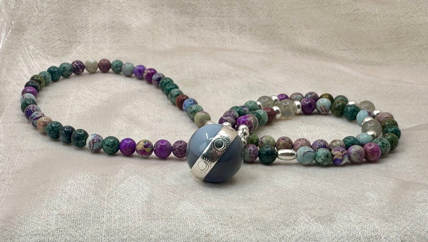 Banded Agate and Jasper Necklace