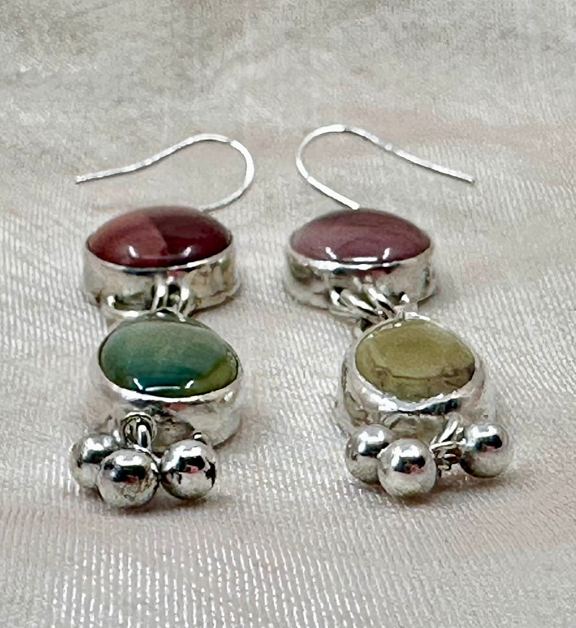 Agate Double Drop Earrings