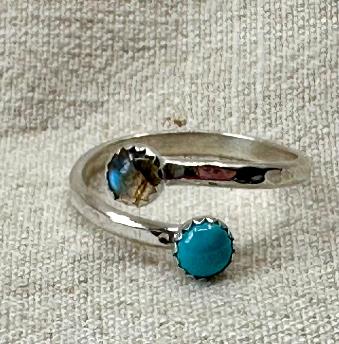 Double gem rings