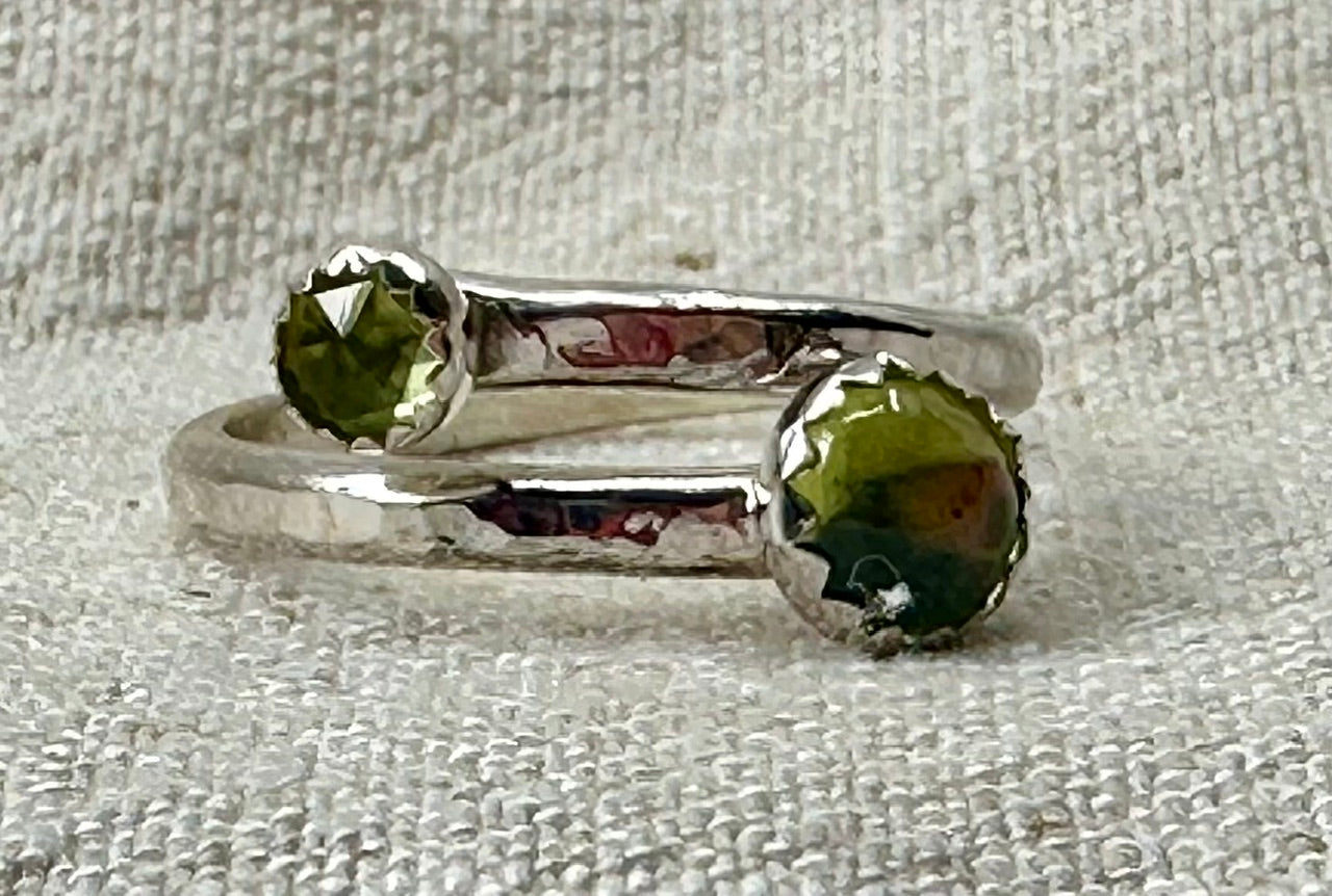 Double gem rings