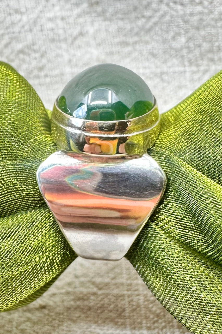 Green Star Saphire Ring