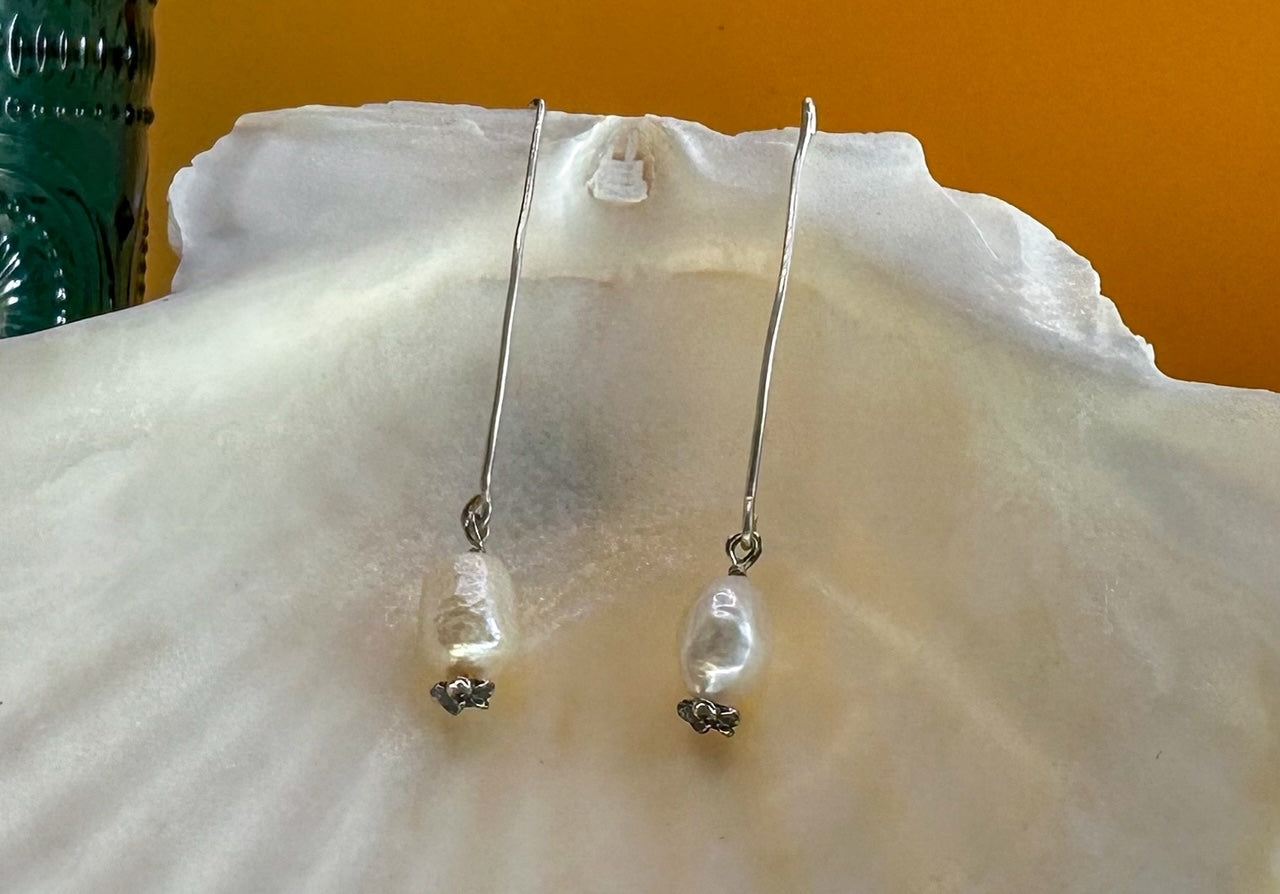 Ivory Pearl Drop Earrings