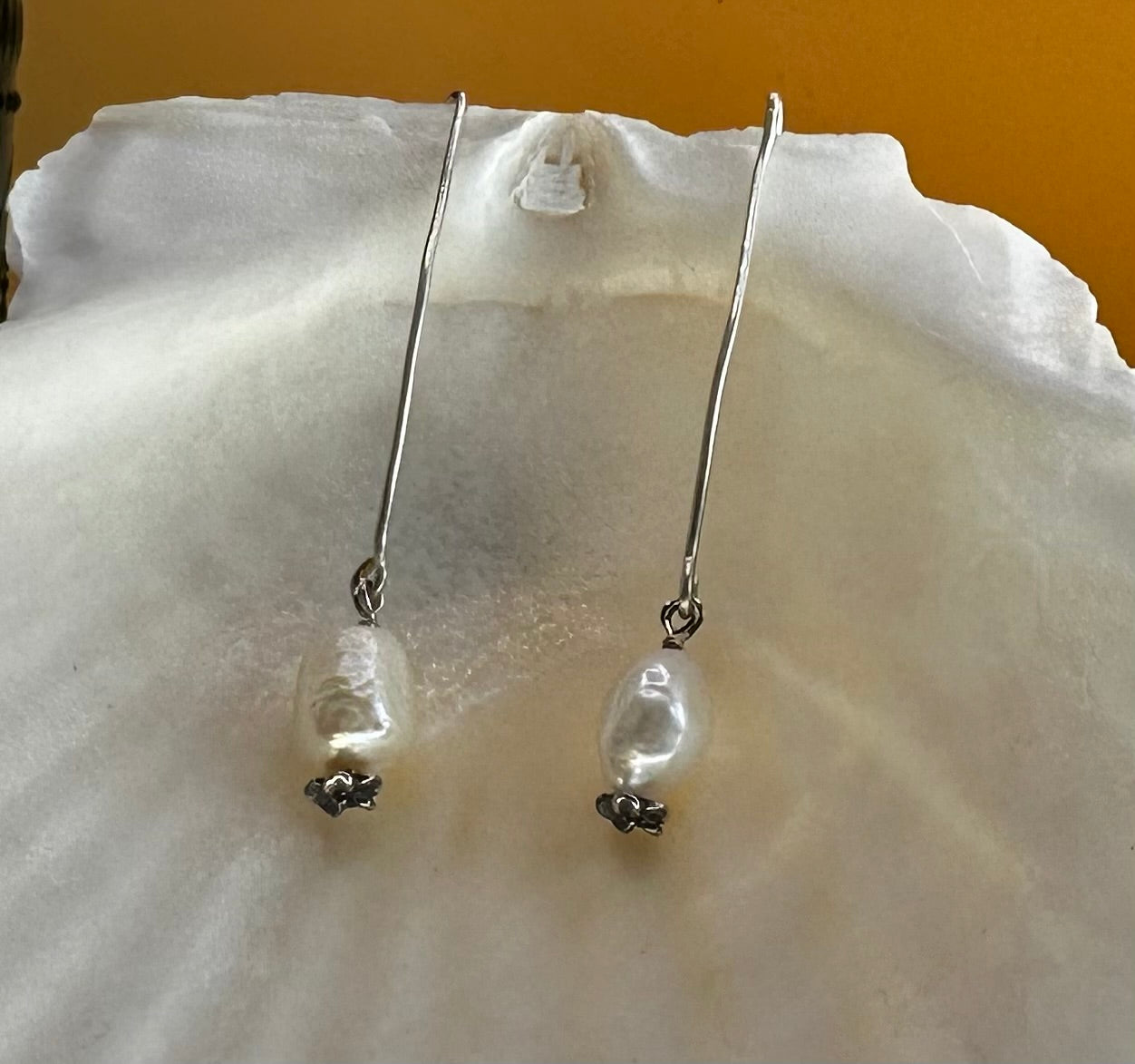 Ivory Pearl Drop Earrings