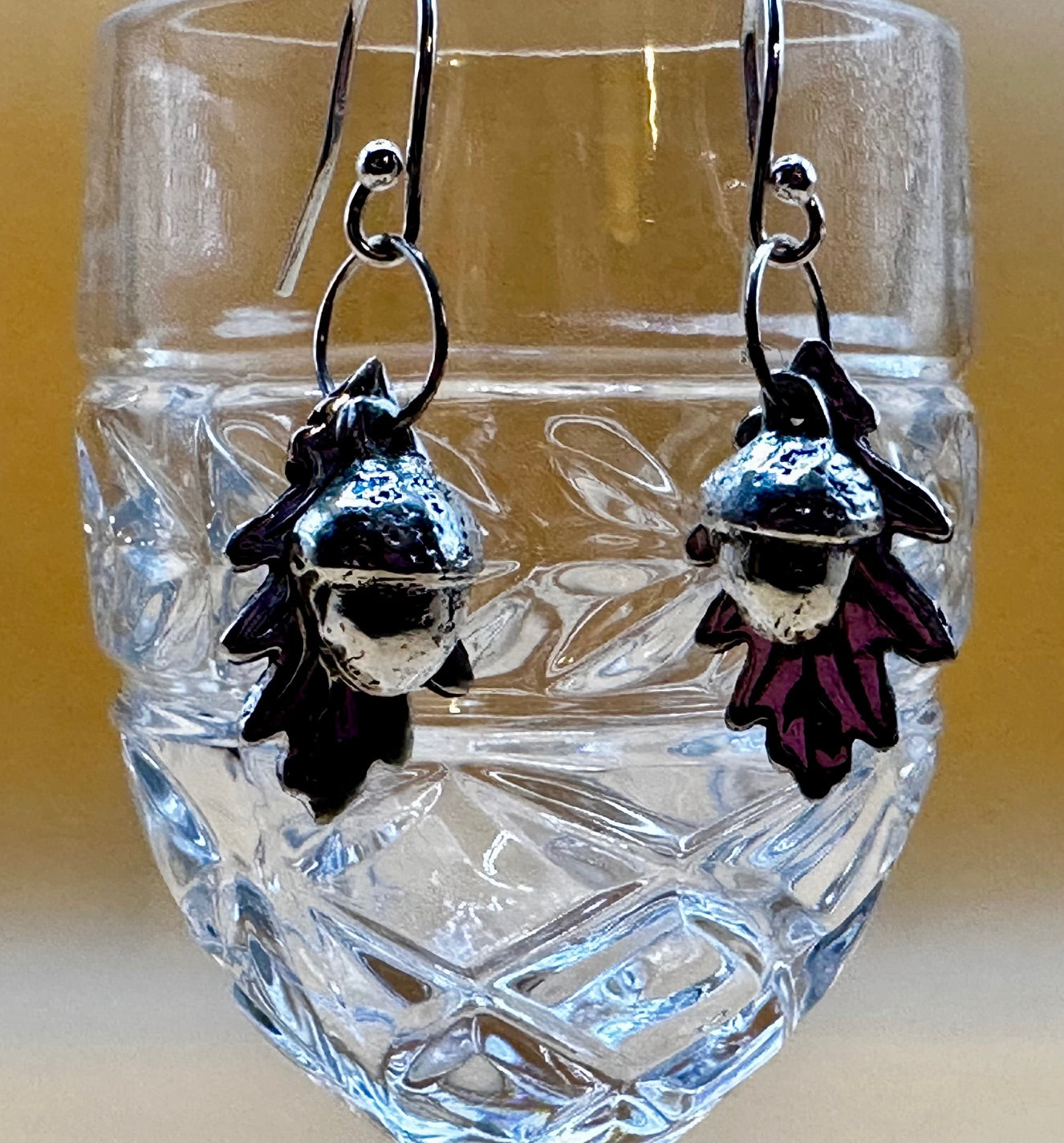 Oak Leaf and Acorn Earrings