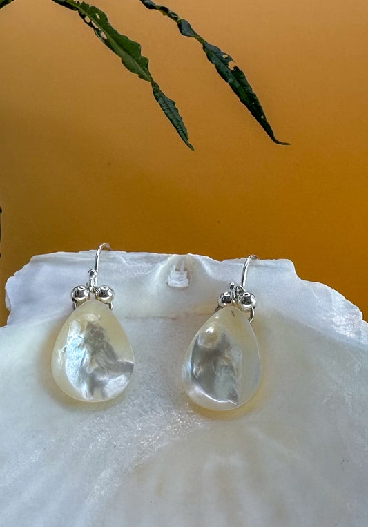 Pearly Shell Earrings