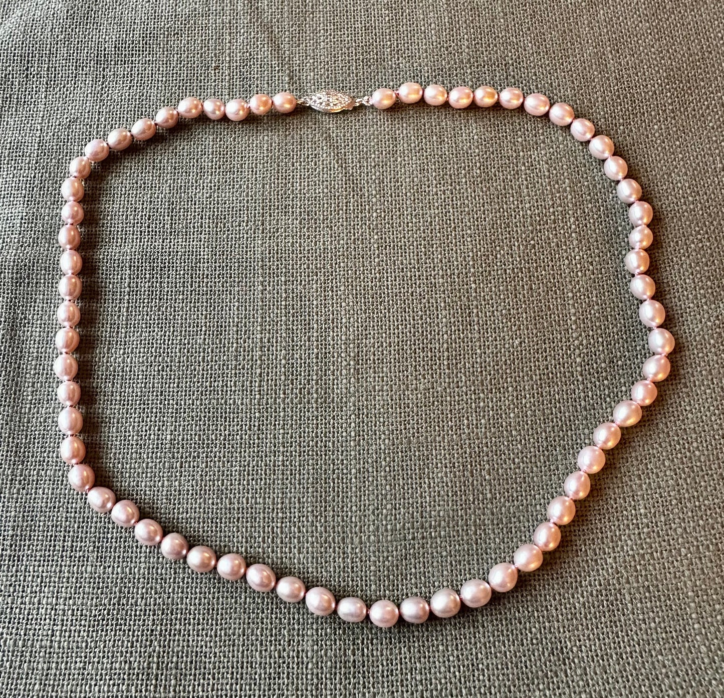 Freshwater Pink Rice Pearls