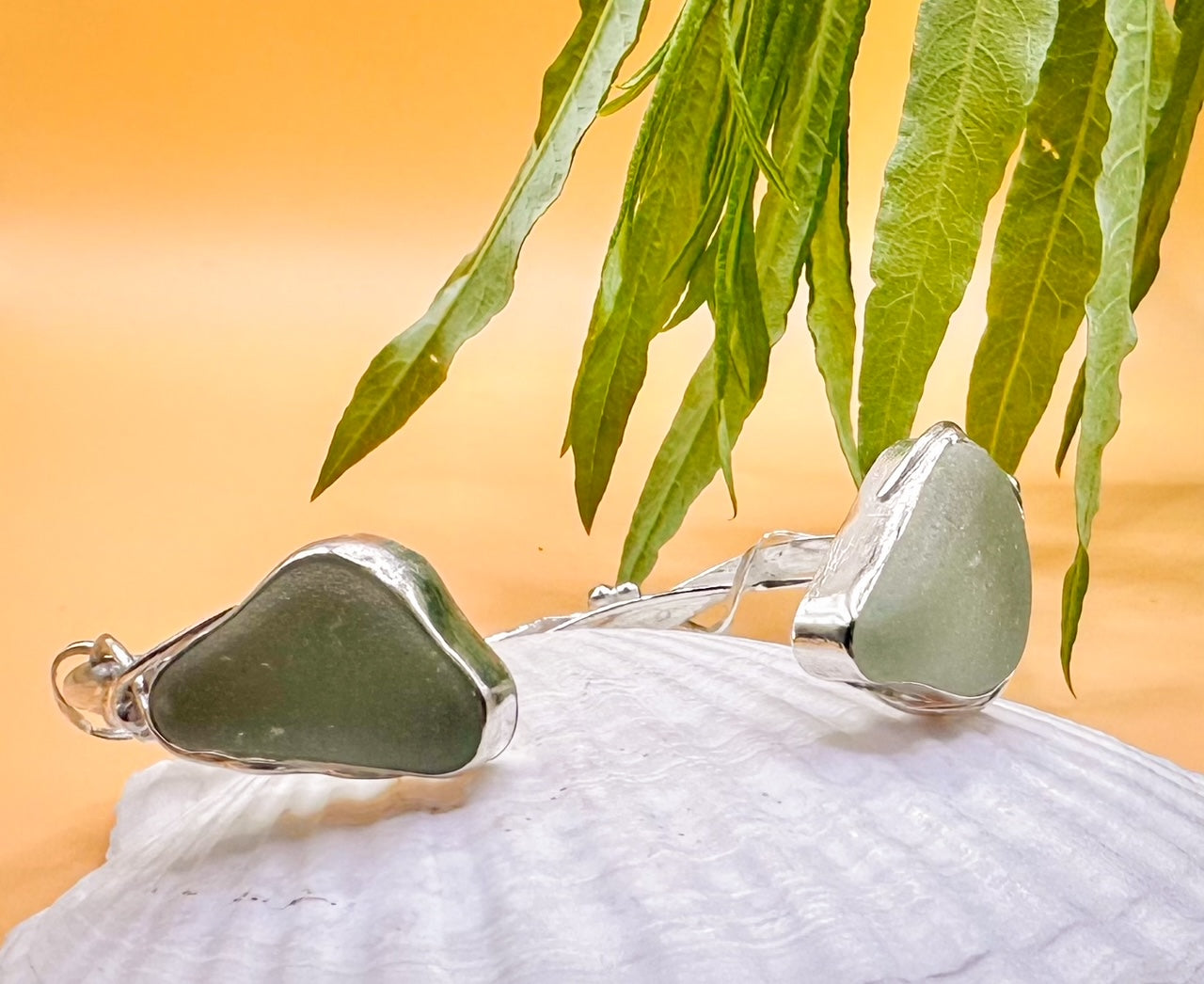 Sea Glass Kelp bangle