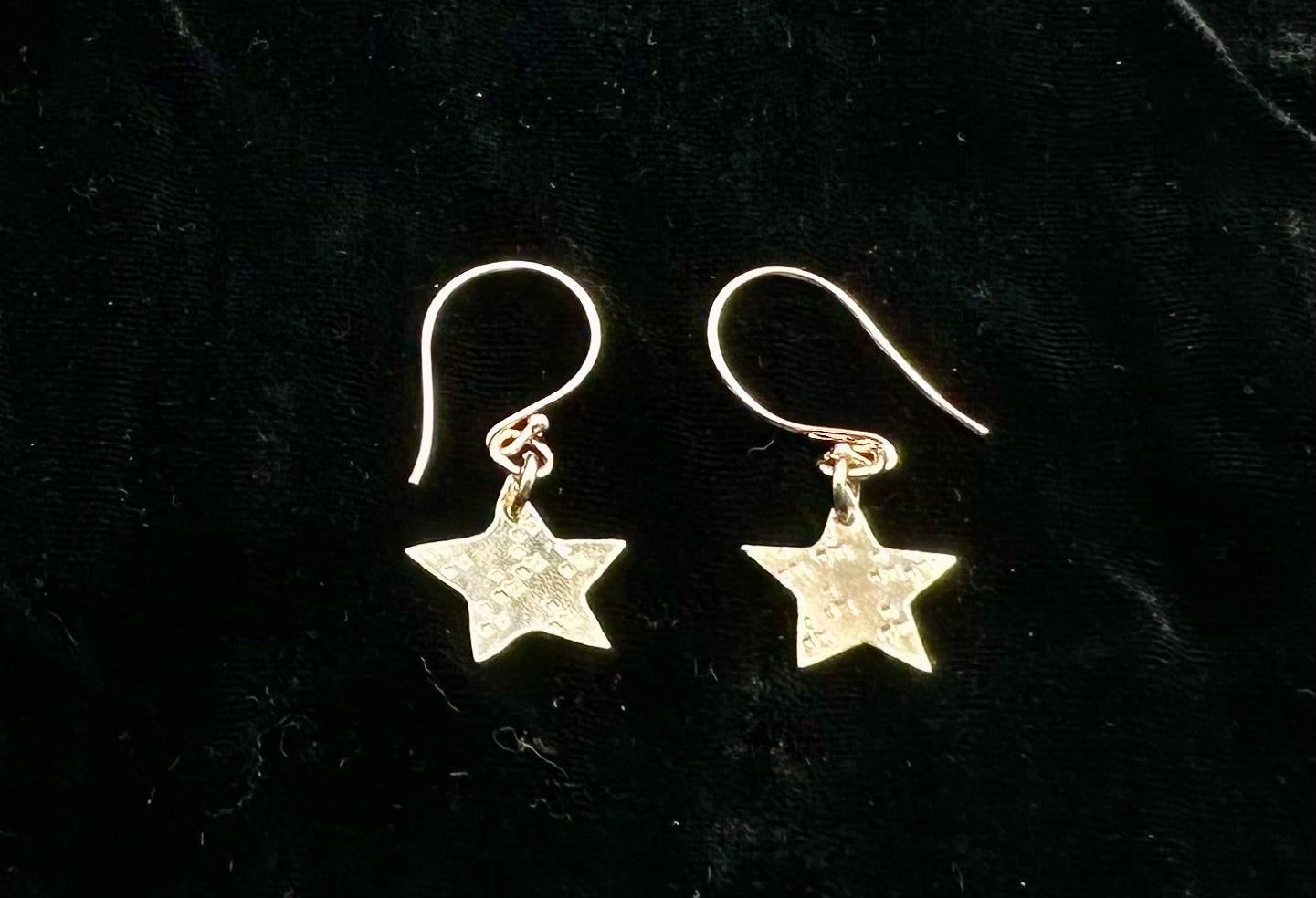 Rose Gold Plated Star Earrings