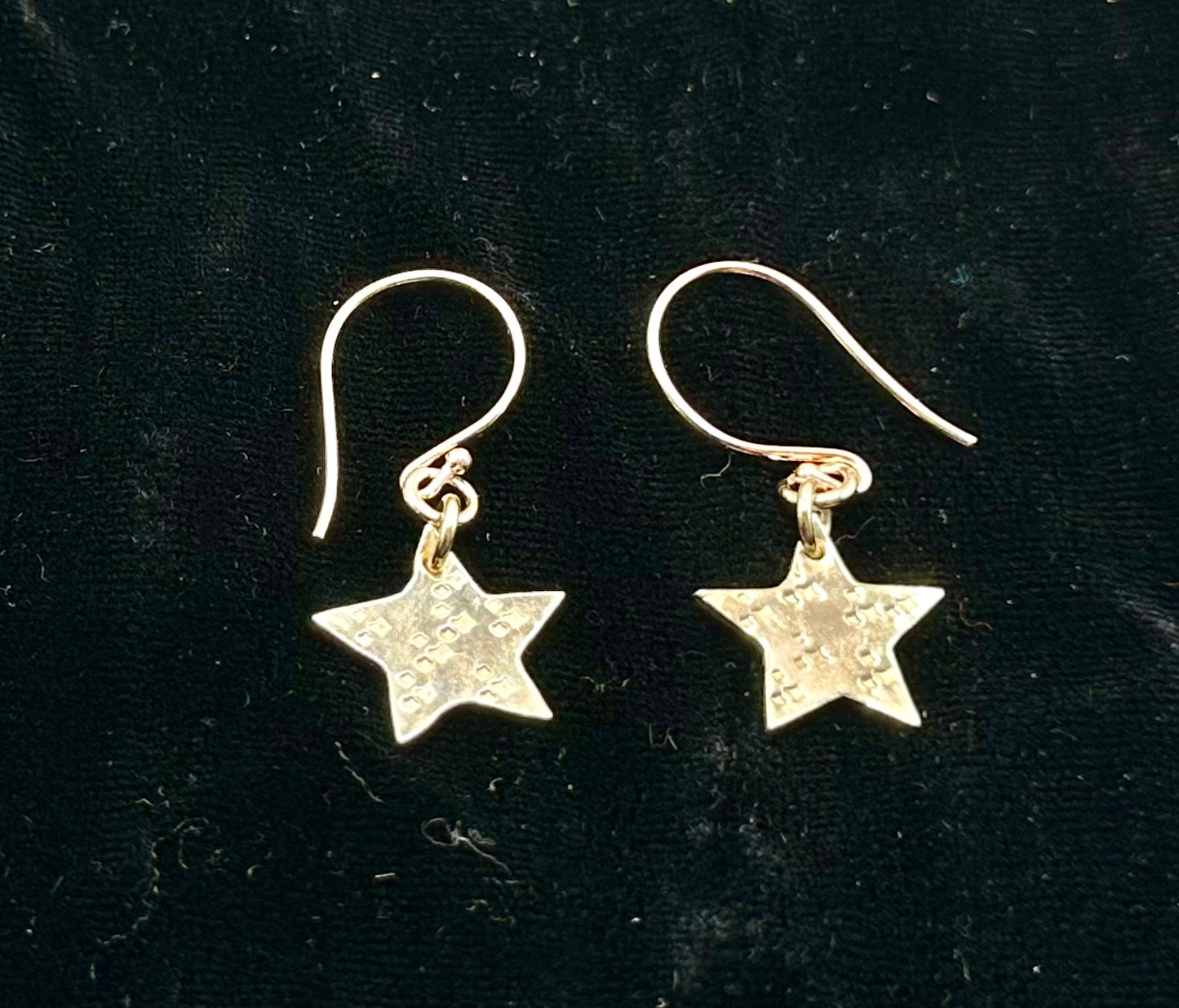 Rose Gold Plated Star Earrings