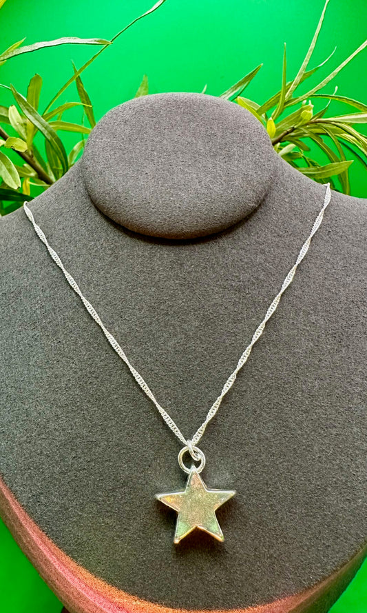Silver Star Necklace