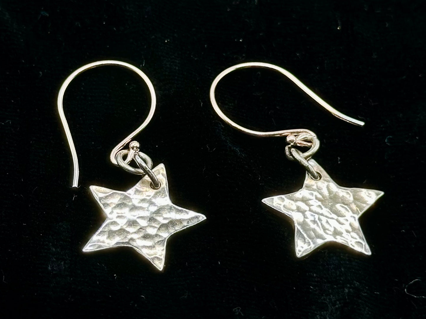 Rose Gold Plated Star Earrings