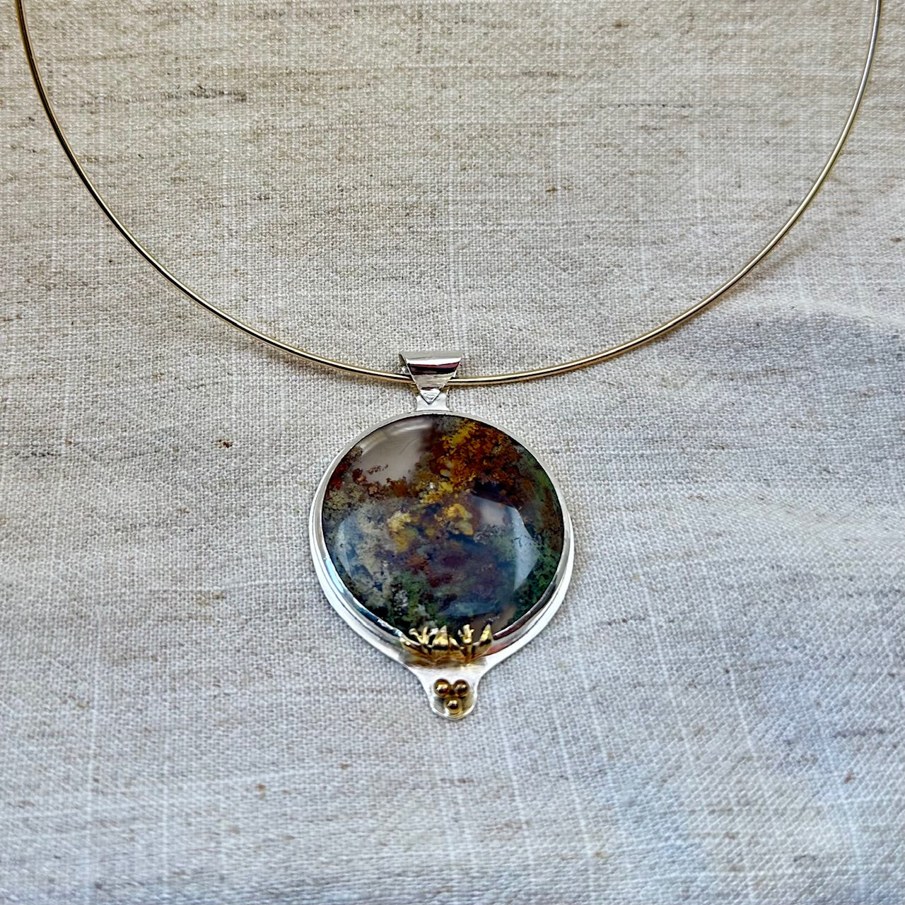 Garden Agate Pendant